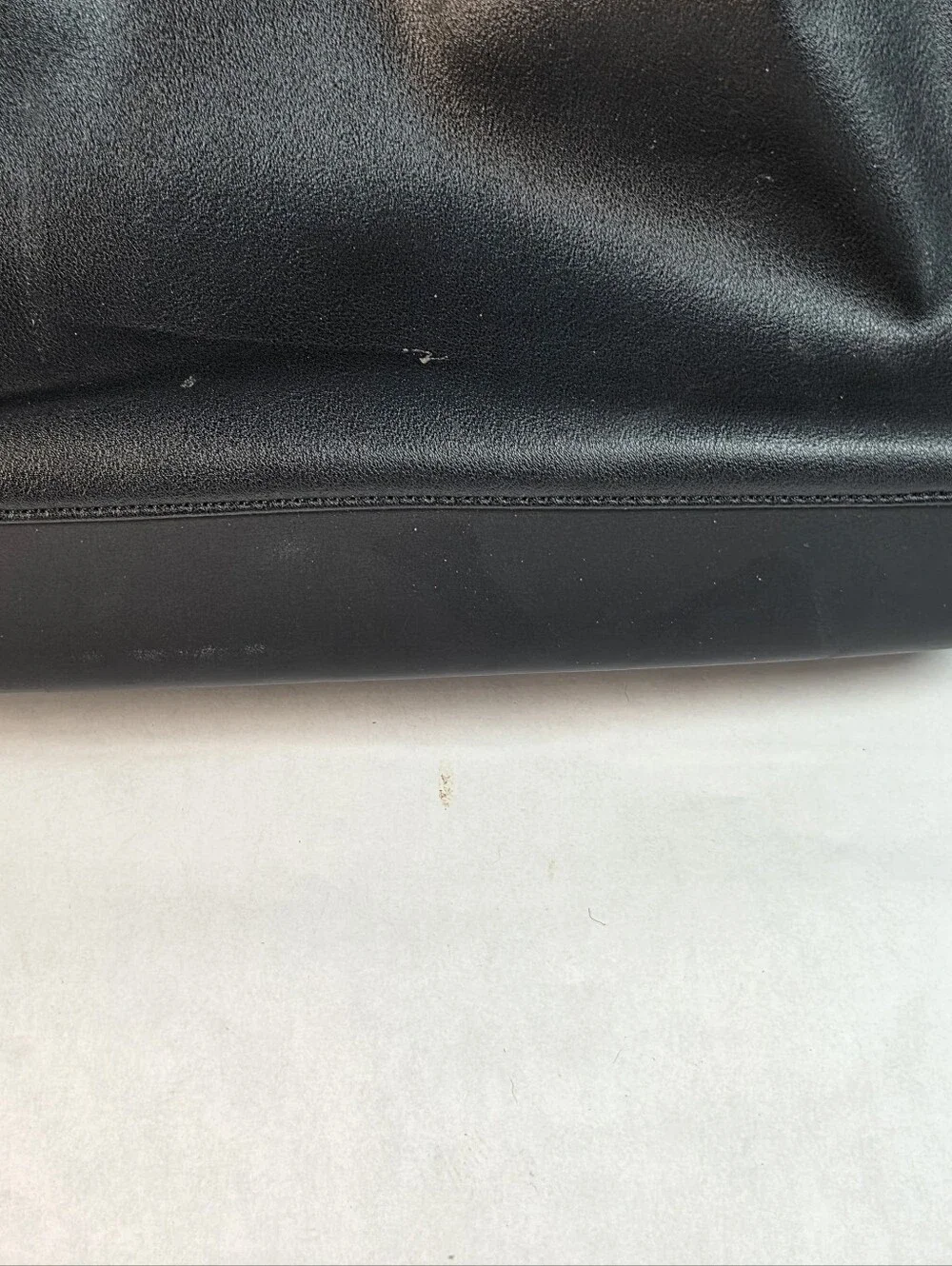 Moleskine Black Minimalist Leather-Style Backpack